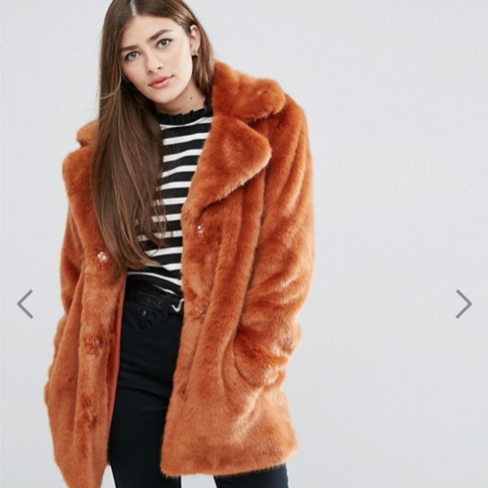 ASOS Faux Fur Coat